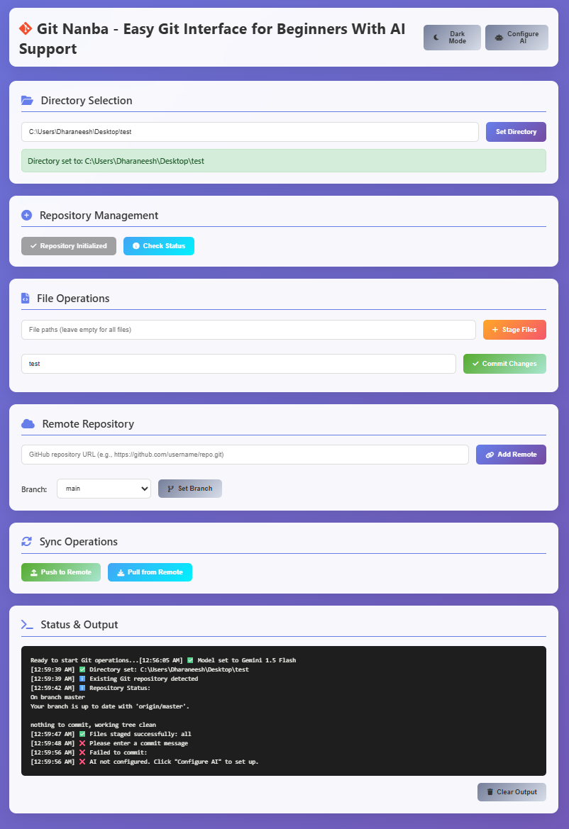 Git Nanba Light Theme